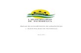 Manual de procedimiento de adquisiciones - pichidegua.clpichidegua.cl/pdf/Manual de Procedimientos de compras publicas.pdf · responsables de cada una de las etapas del proceso de