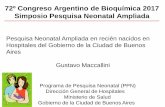 72º Congreso Argentino de Bioquímica 2017 ... - aba-online.org.ar · Para cada enfermedad existe un momento de su evolución en que las posibilidades terapéuticas no tienen un
