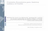 Comisión Económica para América Latina y el Caribe · en asuntos ambientales en América Latina y el Caribe ... • Obligación de proporcionar inventario nacional de las emisiones