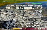 En Villuercas-Ibores-Jara, la Tierra nos muestra las huellas de los primeros pasos de ... · 2014-05-20 · culturas cuyas huellas nos llegan desde los primeros pobladores y ... “GeoConViVenCia”