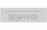Cartillas de Administración Pública Compilación de ... · compilaciÓn de conceptos frente a la importancia del modelo estÁndar de control interno meci en el estado colombiano