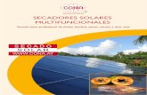SECADORES SOLARES MULTIFUNCIONALES · Secado solar profesional de frutas, hierbas, peces, carnes y otro más.  ... Superficie de las bandejas (para hierbas) 5m² 15m ...