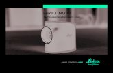 Leica LINO L2 · Comprobar la precisión del LINO L2) Comprobar la precisión del Leica LINO de forma constante, sobre todo antes de efectuar trabajos de nivelación considerables.