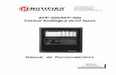 AFP-300/AFP-400 Central Analógica de1/2 lazos - notifier.es · • Pantalla de Cristal Líquido (LCD) de 80 caracteres (2 x 40) con retroiluminado de larga duración. • Zumbador