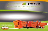 EQUIPOS DE BIOMASA - gasfriocalor.com · ÍNDICE Ferroli, soluciones integrales en calefacción y climatización La biomasa en España Gama de calderas ARES Características y precios