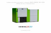 Caldera de pelets automática compacta BIO-MAX 30 KW Guía de … CE16125_Manual BIOMAX... · El proceso de llenado se realiza cuando no sale aire a través de la valvula del aire