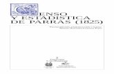 ESTADISTICA ENSO DE PARRAS (1825) - Ibero Torreónsitio.lag.uia.mx/.../ArcHistorico/loborampante/B-Censo.pdf · Múltiples entradas tiene el Censo y estadística de Parras (1825).