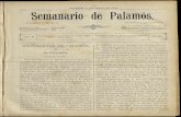PALAMÓS 3 D kE ABRI PalamósL DE 1884. · 106 Semanario de Palamófii durante algunos (lias en la capilla de santa Eu- ... rey de Aragón y'conde de Barcelona. Decía el Rey en estas