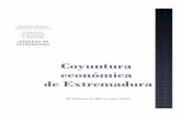 Coyuntura económica de Extremadura - Juntaex - Junta de ... · de Política Económica Consejería de Economía y Hacienda GOBIERNO DE EXTREMADURA Coyuntura ... y su encarecimiento