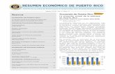 RESUMEN ECONÓMICO DE PUERTO RICO … interno bruto (Estimado adelantado- IIT 2018) .....13 ECONOMÍA INTERNACIONAL Pronóstico de crecimiento mundial (julio 2018) .....14 Una recuperación