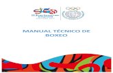 MANUAL TÉCNICO DE BOXEO - santiago2017.com · La competencia de Boxeo de los II JUEGOS SURAMERICANOS DE LA JUVENTUD-SANTIAGO 2017, se desarrollará en las instalaciones del Centro