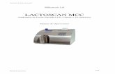 LACTOSCAN MCC - milkotronic.com · El límite para la variación máxima de repetibilidad cuando el voltaje de la fuente de energía es de +10 a - 15 % de los valores de voltaje nominales