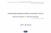 PROGRAMACIÓN DIDÁCTICA - iesjuangoytisolo.esiesjuangoytisolo.es/images/Departamentos/Biologia/PROGRAMACION-ByG... · diferentes apartados: metodología, materiales y planificación