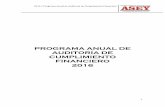 PROGRAMA ANUAL DE AUDITORÍA DE …asey.gob.mx/PAA/Programa Anual de Auditoria Cumplimiento...2016 / Programa Anual de Auditoría de Cumplimiento Financiero 7 27 SISTEMA DE AGUA POTABLE