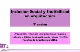 Inclusión Social y Factibilidad en Arquitectura - lahas.org³n-Social-y-Factibilidad-en-Arquitectura.pdf · •Factibilidad. Inclusión Social ... Principales diferencias entre el