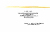 UNED 2013: PRINCIPALES FACTORES DE RIESGO DE LAS …extension.uned.es/archivos_publicos/webex_actividades/5203/... · utilizado para hacer un juicio interpretativo del Menor y ...