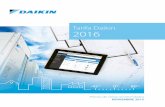 Tarifa Daikin 2016 - gasfriocalor.com · Tarifa Daikin 2016 Precios de venta ... SPLIT Split Inverter Pared “Ururu Sarara” R-32 Bomba de Calor ... MULTI SPLIT Unidades Multi R-32