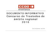 PPT CONCURSO DE TRASLADOS CLM 2016 - pruebas.ccoo.espruebas.ccoo.es/comunes/recursos/15624/2138085-Resumen_concurso... · Resolución adjudicación provisional (Renuncia y/o Reclamación