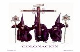 CORONACIÓN - Primitiva Archicofradía del Valle · los puestos de la cofradía de Nazarenos de Cirio, de Cruz, de Insignia o de Vara de Insig- nia, Monaguillos y Acompañantes de