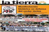 Manifestación histórica en defensa del sector lácteo · La marcha, sin siglas de las organizaciones, fue convocada por la Plataforma Galega en Defensa do Sector Lácteo, integrada