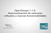 Automatización de entornos OpenGnsys 1.1.0: virtuales y nuevas ...ramon/articulos/OpenGnsys-Vagrant.pdf · Automatizar la creación de entornos virtuales para: Estandarizar entornos