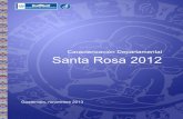 Caracterización Departamental Santa Rosa 2012 · Rubén Darío Narciso Cruz Gerente ... en tanto que para el departamento de Santa Rosa es de 3.0%. El departamento es mayoritariamente