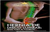 Encuentra más encuentra cursos gratis sobre salud y ... · El tratamiento inicial de una hernia de disco es por ... Fortalecer la región lumbar mediante ejercicios ... la ﬂexión