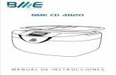 BME CD 4820 - GLS Colombiaglscolombia.com/fichas/ultrasonic.pdf · 2009-08-23 · ... para obtener mayor provecho del producto adquirido, ... AC 220~240V ~50/60 Hz AC 100~127V ~50/60