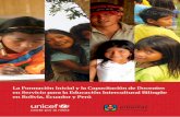 La Formación Inicial y la Capacitación de Docentes en ...centroderecursos.cultura.pe/sites/default/files/rb/pdf/La formacion... · ... para la Amazonía de Bolivia, Ecuador y ...