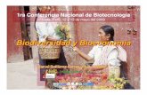 1ra Conferencia Nacional de Biotecnología · Agroindustria y Forestería Cientos a Miles Especies Industria: energía, farmoquímica > Decenas de ... 1% de utilidad: 2.8 millones