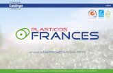 Catalogue Catálogo - plasticosfrances.com · crea la sociedad anónima Plásticos Francés. En este mismo año 1.990 iniciamos la extrusión de ﬁlm de PP en tubo refrigerado por