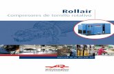 Rollair 30-50E & Rollair 30V-50E V · • Separador de aceite extraíble (7) ... • Un flujo de aire separado le ofrece mayor eficiencia del motor y una mejor refrigeración del