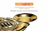 , director titular Orquesta Sinfónica RTVE Miguel A. Gómez ... 2017-2018.pdf · Variaciones sobre las 7 Canciones Populares de Falla * Pablo Ferrández, violonchelo ... Ingreso