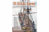 El U.S.S. Syren - Bienvenido a Naval Model · de las portas del espejo y de la misma manera los cañones largos podían disparar a tra-vés de las portas del castillo y de las portas