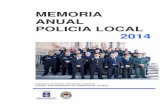 MEMORIA ANUAL POLICIA LOCAL 2014 - caravaca.org · policia local 2014 concejalia de trÁfico y seguridad ciudadana excmo. ayuntamiento de caravaca de la cruz . memoria anual 2014
