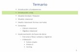 Temario - arantxa.ii.uam.esarantxa.ii.uam.es/~castells/docencia/edat/2-sql.pdf · – Data definition language: creación del modelo de datos (diseño de tablas) ... eliminación