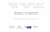 Prensa y transición política en Méxicocuadernosartesanos.org/cac47.pdf- Miguel Vicente (Universidad de Valladolid, UVA) - Miquel Rodrigo Alsina (Universidad Pompeu Fabra, UPF) -