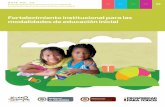 Fortalecimiento institucional para las modalidades de ...colombiaaprende.edu.co/html/familia/1597/articles-341487_guia54.pdf · La exploración del medio en la educación inicial