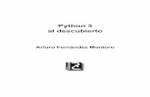 Python 3 al descubierto - RC Libros · Por ejemplo, PHP fue ideado para desarrollar aplicaciones web. Sin embargo, ... Desde el principio de su diseño, se pretendía que Python fuera