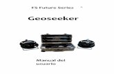 Geoseeker - okmperu.com · Antes de cambiar cualquiera de los electrodos desenchufe el cable de conexión para aislar los electrodos de fuente de alimentación activa. No inicie ninguna