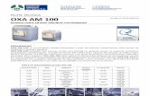 OXA AM 100 Nº Reg. 09-20/40-03080 HA · Cumple la norma EN 13697 para eficacia bactericida al 0,8% y para eficacia fungicida al 2,5% Sus soluciones acuosas, a las dosis de producto