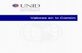 Valores en lo Comú n - Mi Materia en Líneamoodle2.unid.edu.mx/dts_cursos_mdl/lic/AE/VC/S03/VC03_Lectura.pdf · Orozco, J. (2005). El libro de los valores. México: Editorial Televisa,