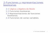 2.1 Lógica y álgebra de Boole 2.2 Funciones booleanas 2.3 ...lsb/elo211/clases/02-Funciones Booleanas.pdf · 2: Funciones booleanas 4 Lógica y álgebra de Boole El álgebra de
