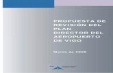 PROPUESTA DE REVISIÓN DEL PLAN DIRECTOR DEL AEROPUERTO DE … · propuesta de revisiÓn del plan director del aeropuerto de vigo marzo de 2009