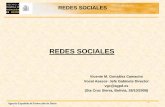 REDES SOCIALES · Agencia Española de Protección de Datos 1 REDES SOCIALES REDES SOCIALES Vicente M. González Camacho Vocal Asesor- Jefe Gabinete Director vgc@agpd.es