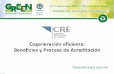 Cogeneración eficiente: Beneficios y Proceso de Acreditación eficiente... · Formato técnico PERMISIONARIO Solicitud de la Autorización Acreditación, “Cogeneración Eficiente”