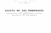 GACETA DE LOS TRIBUNALES - biblioteca.oj.gob.gtbiblioteca.oj.gob.gt/digitales/5962.pdf · ... oponiéndose a la titulación supletoria de un ... No procede el recurso de ... estimarse