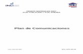 Plan de Trabajo de Comunicaciones - censos.inei.gob.pecensos.inei.gob.pe/censos2007/Documentos/PlanCensal_Plande... · El presente documento, Plan de Comunicaciones, expone los lineamientos