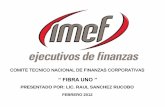 FIBRA UNO ” - imef.org.mximef.org.mx/.../FinanzasCorporativas/2012/feb2012finanzas.pdf · integrado por al menos diez personas, ... Contrato de Asesoría en Planeación ... El acceso