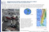 Magnitud 8.8 COSTA AFUERA MAULE, CHILE - iris.edu · muertes han sido reportadas y el numero de muertos y heridos es probable que se ... el terremoto más fuerte en todo el mundo